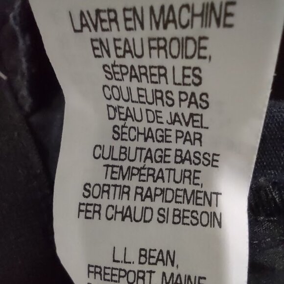 L L BEAN CLASSIC FIT BLACK ALINE SHORT  SKIRT 98% COTTON WOMEN'S SIZE 12 PET - Picture 11 of 11